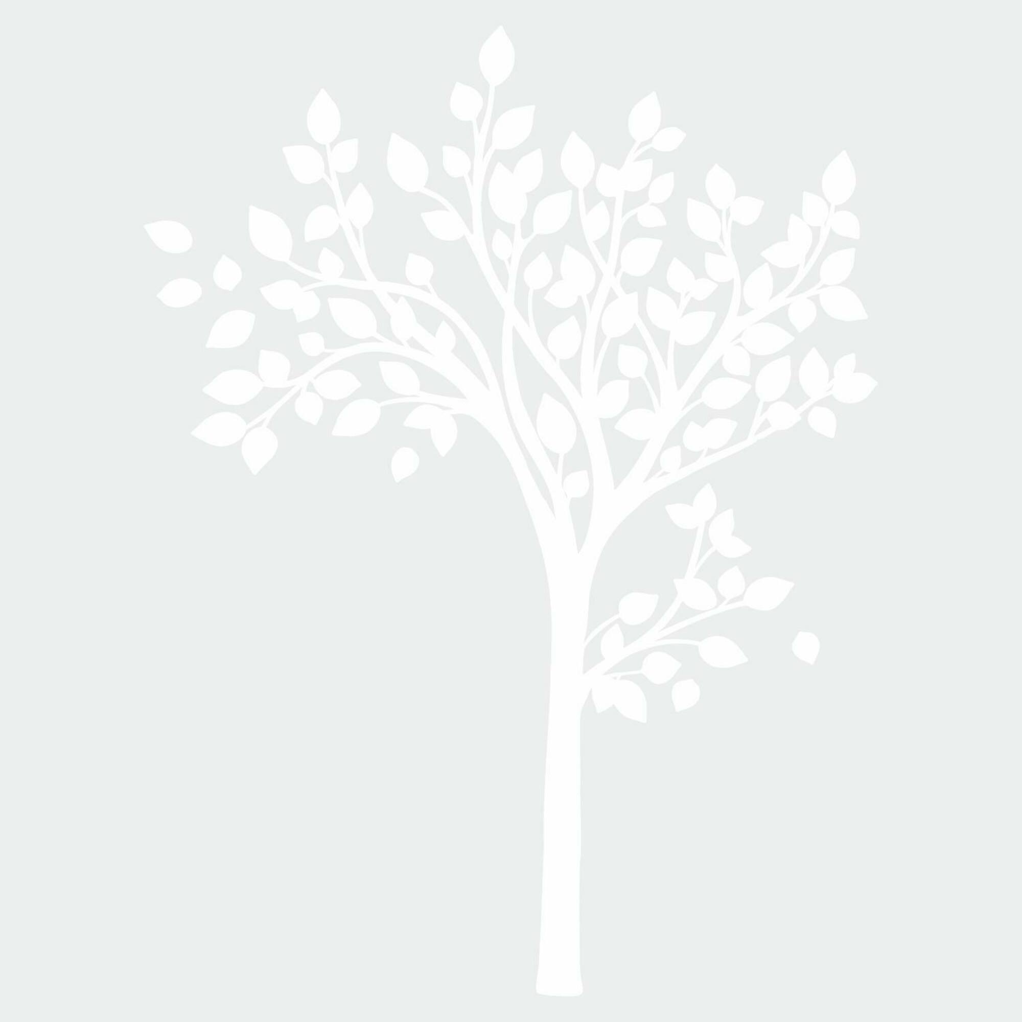 RoomMates Simple White Tree Peel & Stick Giant Wall Decals
